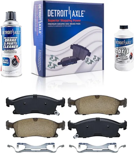 Miniatura 136 de Detroit Axle - Pinza de disco del lado del acompañante + pastillas de freno de cerámica de repuesto para Lexus HS250H Toyota RAV4 Prius V Scion xB