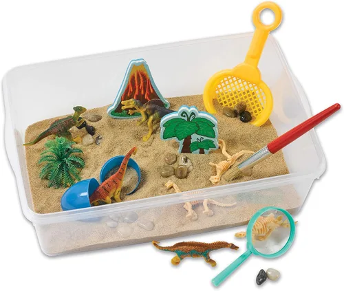 Miniatura 4 de Creativity for Kids Contenedor sensorial: Excavación de dinosaurios, juguetes sensoriales para niños pequeños, relleno de contenedores sensoriales