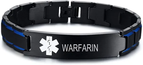 Miniatura 24 de VNOX Pulsera ajustable de acero inoxidable cepillado de 2 tonos con grabado personalizado gratis, identificación de alerta médica, unisex