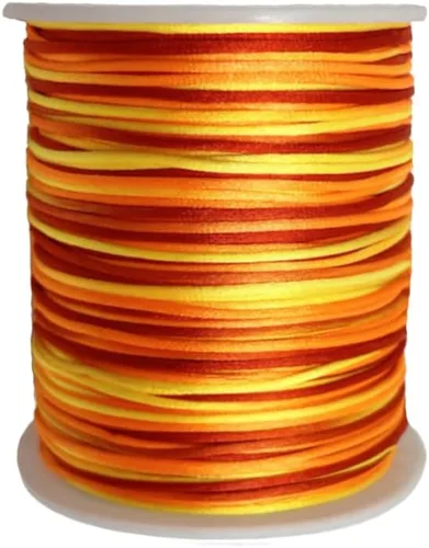 Miniatura 23 de Cordón de nailon teñido de 0.039 pulgadas x 100 yardas, hilo de cuentas para collares de macramé de cola de ratón, pulseras de amistad, fabricación
