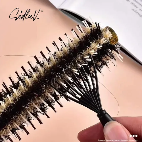 Miniatura 2 de SEDLAV Cepillo de limpieza de peine con cojín de aire, práctico rastrillo limpiador de cepillos de pelo con material de calidad de plástico, madera