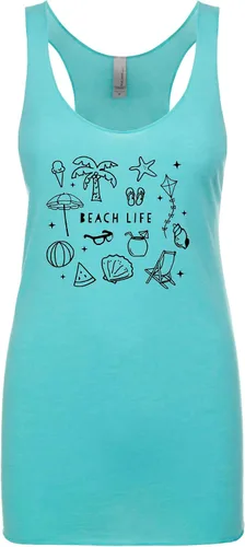 Miniatura 5 de Camiseta sin mangas con espalda cruzada para mujer, regalo para ella, camisas con refranes, camiseta de yoga, canción