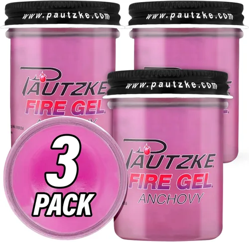 Pautzke - Atrayente de pesca de cebo de gel de fuego, aroma de trucha, gel de aroma de pescado de larga duración, compatible con agua dulce y