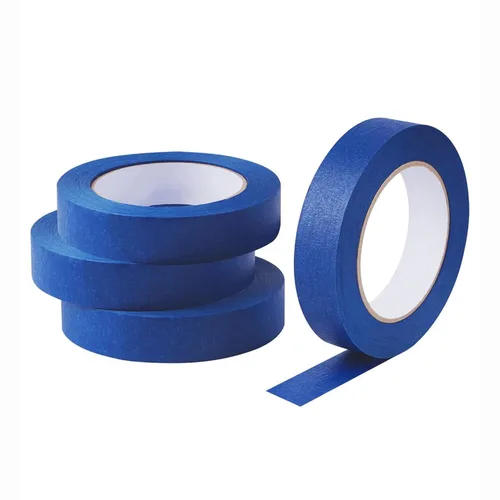 Miniatura 11 de Lichamp 10 cintas azules para pintores de 1 pulgada, paquete múltiple de cinta adhesiva azul, 1 pulgada x 55 yardas x 10 rollos (550 yardas en total)