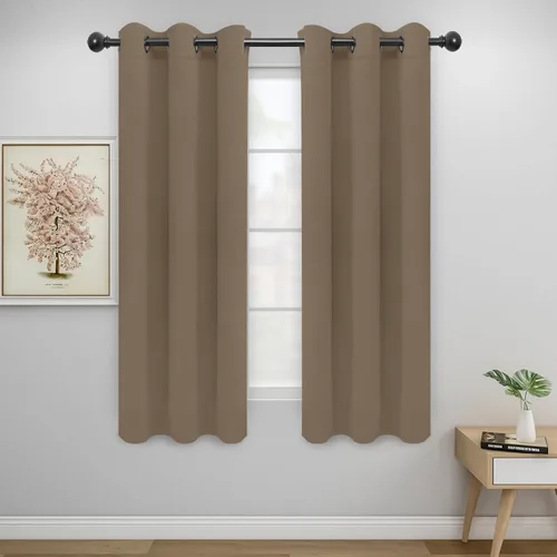 Miniatura 277 de Easy-Going - Cortinas opacas para dormitorio, aislamiento térmico sólido con ojales, cortinas de ventana para reducción de ruido, cortinas