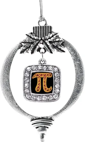 Miniatura 24 de Inspired Silver - Nana púrpura - Adorno de Navidad plateado - Adorno cuadrado para árbol de Navidad con circonita cúbica - Decoración colgante