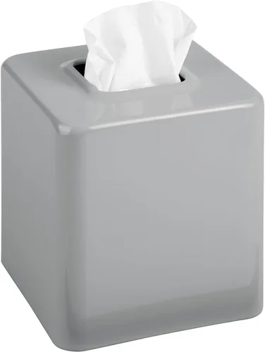 Miniatura 16 de mDesign Caja de Pañuelos — Soporte decorativo para caja de pañuelos para dormitorios, baños y más — Cubierta cuadrada para caja de pañuelos