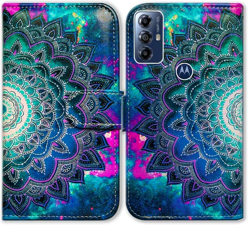 Miniatura 17 de Bcov Funda para Moto G Play 2023, diseño de pájaro negro y verde con tapa para teléfono con ranura para tarjetas, soporte para Motorola Moto G Play