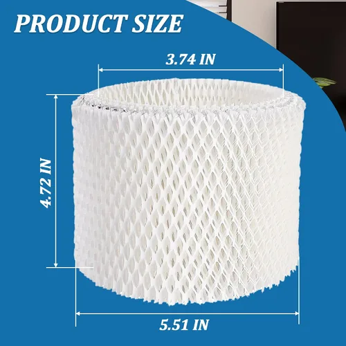Miniatura 2 de Cenipar WF2 - Filtros humidificadores de repuesto para Kaz para filtros humidificadores Vicks V3100, V3500, V3700, V3900 Enviracaire ECM-500 Sunbeam