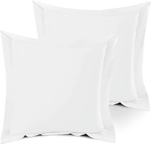 Miniatura 53 de Juego de 2 fundas de almohada estándar de 600 hilos, 100% algodón egipcio, con cierre de sobre, tamaño estándar de 20 x 26 pulgadas, fundas