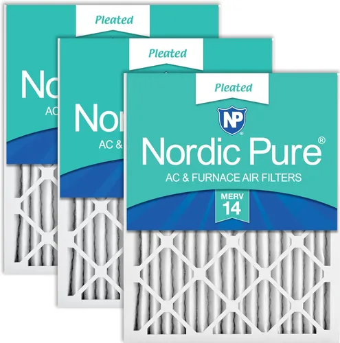 Miniatura 19 de Nordic Pure Filtros de aire plisados MERV 12 de 24 x 24 x 2 (tamaño real: 23 3/8 x 23 3/8 x 1 3/4)