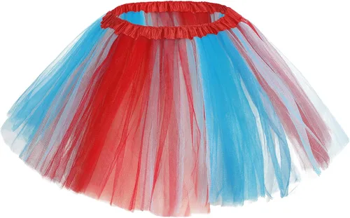 Miniatura 75 de Century Star Tutú de 4 capas para niñas pequeñas, faldas de ballet de tul para baile de princesa, esponjoso, para fiestas de cumpleaños de 2 a 8 años