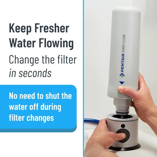 Miniatura 5 de Pentair Sistema de filtración de agua debajo del fregadero, filtro de agua PFAS, certificado NSF para reducir PFOA/PFOS