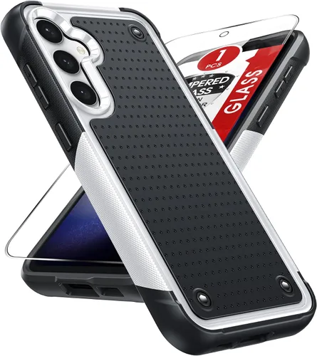 Miniatura 67 de LeYi Funda para Galaxy S21 FE-5G: Funda Samsung S21 FE con protector de pantalla, doble capa protectora de policarbonato duro y TPU suave Android