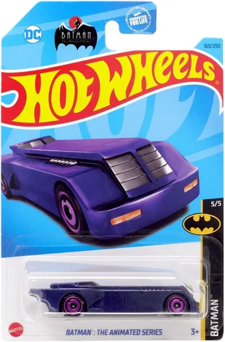 Miniatura 3 de Hot Wheels Batman Batmobile (5/5 Serie Animada Oro 169/250)