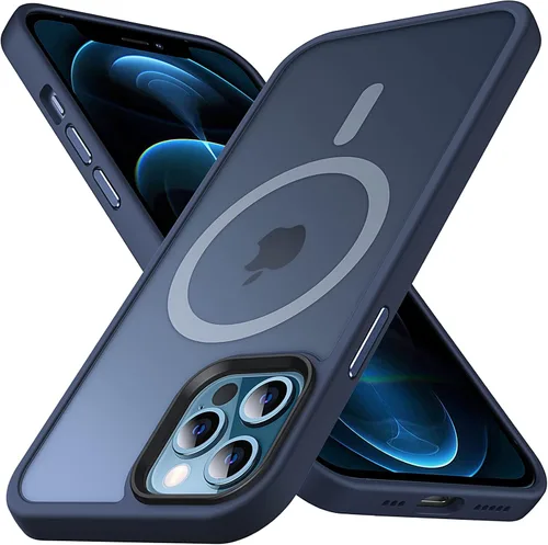 Miniatura 10 de Anqrp Funda magnética a prueba de golpes para iPhone 11, [compatible con MagSafe] [probada contra caídas de grado militar] Funda delgada de silicona
