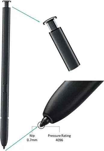 Miniatura 5 de Galaxy S23 Ultra S Pen sin repuesto Bluetooth para Samsung Galaxy S23 Ultra SM-S918B, SM-S918B/DS, SM-S918U, SM-S918U1, SM-S918W, SM-S918N, Negro