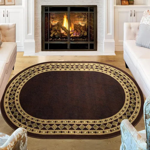 Miniatura 52 de Antep Rugs - Alfombras modernas con bordes, antideslizantes (antideslizante), de perfil bajo con respaldo de goma, para cocina, juego de 2 piezas