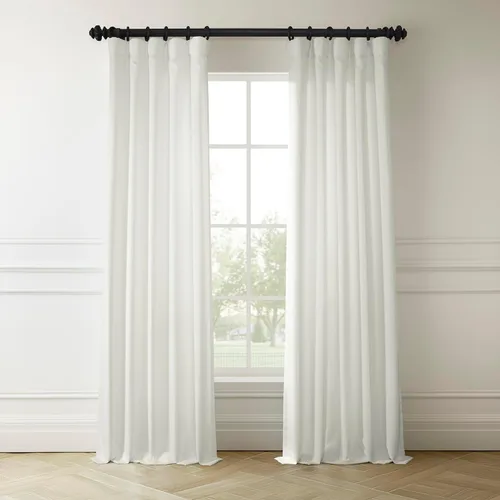 Miniatura 13 de HPD Half Price Drapes Cortinas italianas de lino sintético de 84 pulgadas de largo, cortinas de oscurecimiento para dormitorio y sala de estar, 50 x