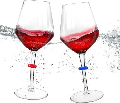 Miniatura 7 de Copas de vino flotantes para piscina con etiquetas de dijes, copas de vino irrompibles junto a la piscina, taza flotante con tallo, vasos para beber