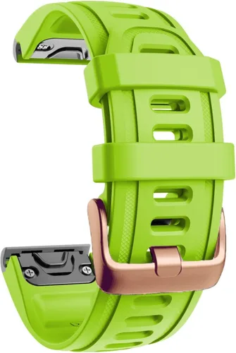 Miniatura 20 de Correa de reloj de liberación rápida pulsera de silicona para Garmin Fenix 5S 5X 5Plus 6S 6X 6 Pro oro rosa hebilla pulsera deportiva
