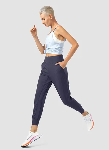 Miniatura 5 de Soothfeel - Pantalones deportivos para mujer con bolsillos de cremallera y cintura alta, pantalones deportivos para entrenamiento y yoga
