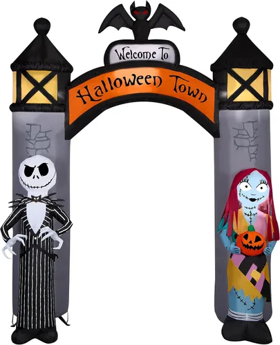 Miniatura 3 de Jack Skellington On Tombstone Airblown inflable de 3.5 pies de alto