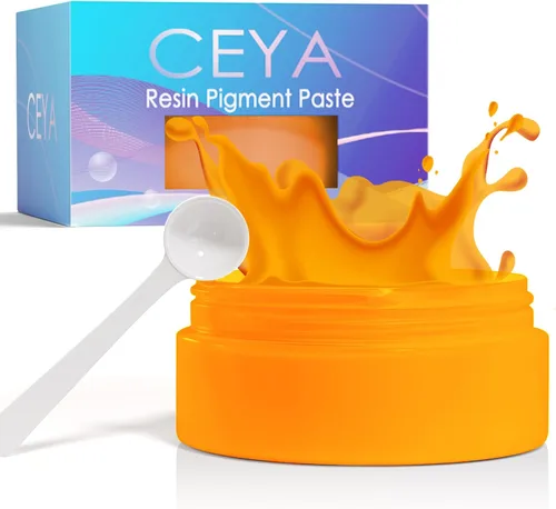Miniatura 8 de Ceya Pasta de pigmento para resina epoxi, 30 colores, 13.7 onzas, altamente concentrada y fácil de mezclar, juego de colorantes de resina opaca