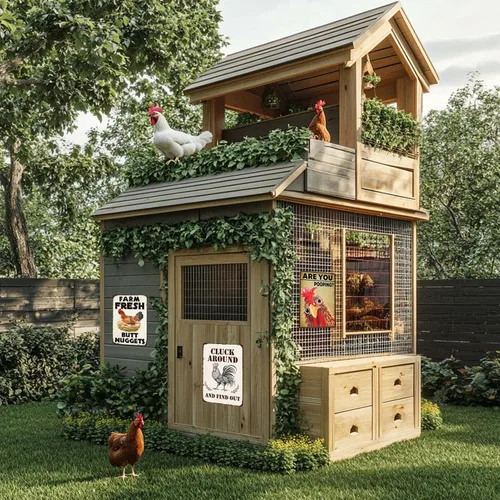 Miniatura 5 de Letreros divertidos de baño clásicos, carteles de estaño de pollo, ¿estás haciendo caca? Carteles de metal de pollo para decoración del hogar, arte