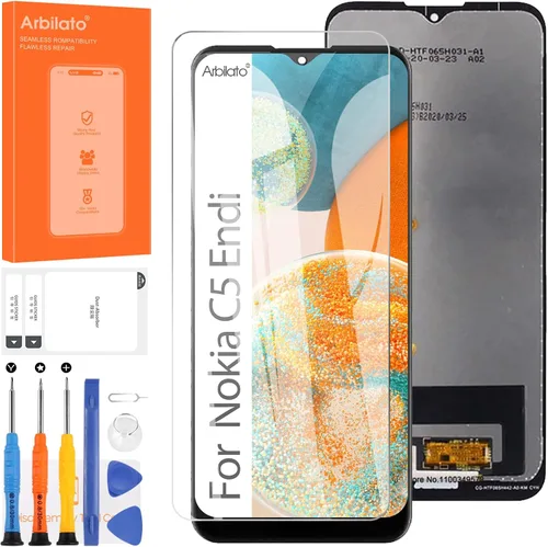 Pantalla para Nokia C5 Endi Reemplazo de pantalla para C5 Endi Pantalla LCD TA-1222 Pantalla táctil Digitalizador Asamblea Piezas de reparación