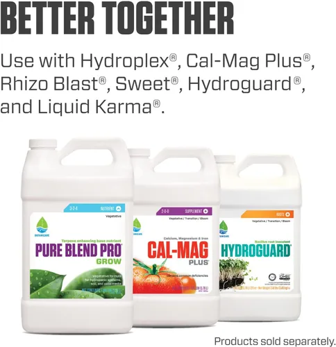 Miniatura 7 de Botanicare Pure Blend Pro Grow, Nutriente, 3-2-4, 1 gal.