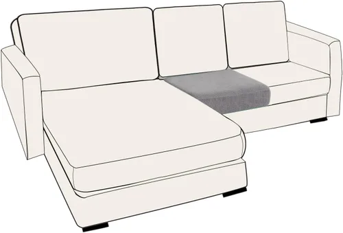Miniatura 118 de UNBBRRL Fundas de cojín de asiento para sofá, elásticas, funda de cojín individual para sofá, fundas de cojín para sofá, fundas de héroe protegen