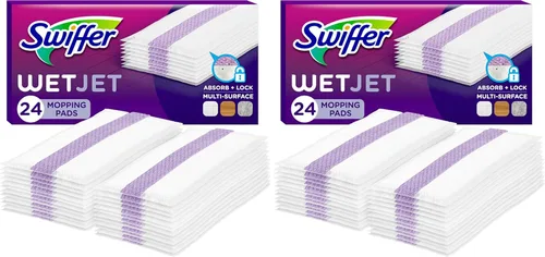Miniatura 2 de Swiffer WetJet Recambio de Almohadilla para Trapear Madera - 12 unidades (Paquete de 3)
