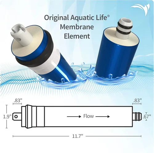 Miniatura 3 de Aquatic Life 100 GPD Filtro de membrana de ósmosis inversa