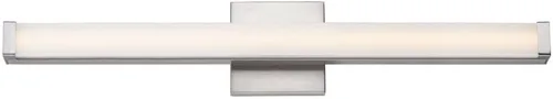Miniatura 7 de Maxim Lighting Spec - Lámpara de tocador de baño Acabado de aluminio de níquel satinado Lámpara contemporánea para interiores Ideal para baños