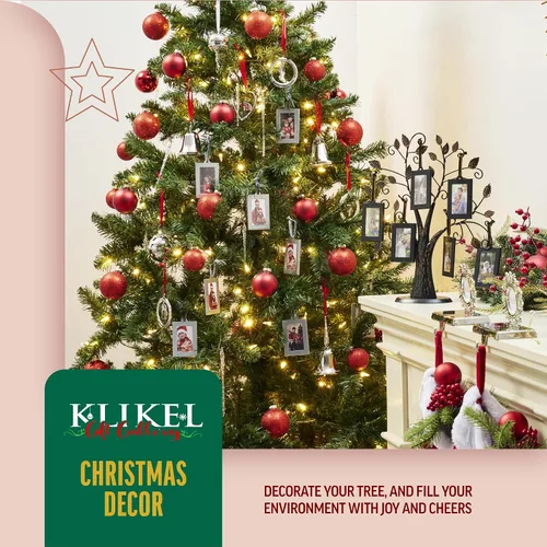 Miniatura 2 de Klikel Adornos para marco de fotos de árbol genealógico, 8 marcos horizontales para colgar, apertura de fotos de 1.5 x 2.5 pulgadas