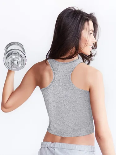 Miniatura 2 de Boao 4 camisetas básicas sin mangas de espalda cruzada para mujer