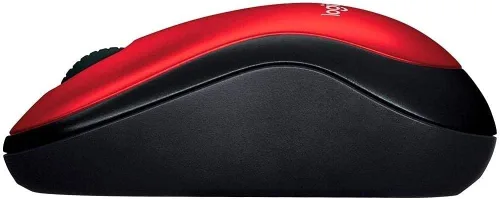 Miniatura 5 de Logitech Ratón inalámbrico M185, 2.4 GHz con mini receptor USB, duración de la batería de 12 meses, seguimiento óptico de 1000 DPI, ambidiestro, Rojo