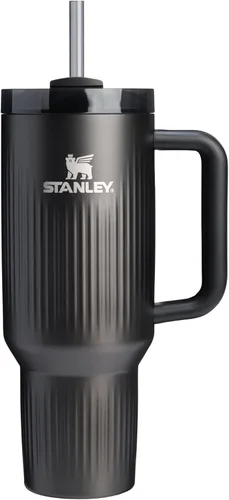 Miniatura 186 de Stanley Quencher H2.0 - Vaso de acero inoxidable con asa, pajilla y tapa FlowState giratoria de 3 posiciones; aislamiento térmico, sin BPA; apto