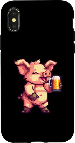 Miniatura 5 de iPhone 12 mini Pig Beer Party Comic Gamer Case