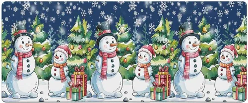 Miniatura 7 de Tapete de baño de muñeco de nieve de Navidad para bañera, antideslizante, de secado rápido y absorbente, tierra de diatomeas, fregadero de ducha