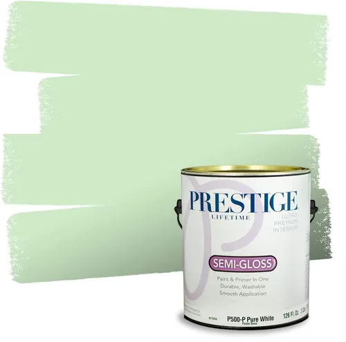 Miniatura 105 de PRESTIGE Pintura exterior e imprimación en uno, aloe, plano, 1 galón