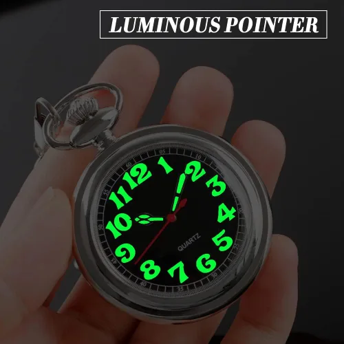 Miniatura 7 de Reloj de bolsillo clásico para hombre, relojes de bolsillo con cadena para hombres