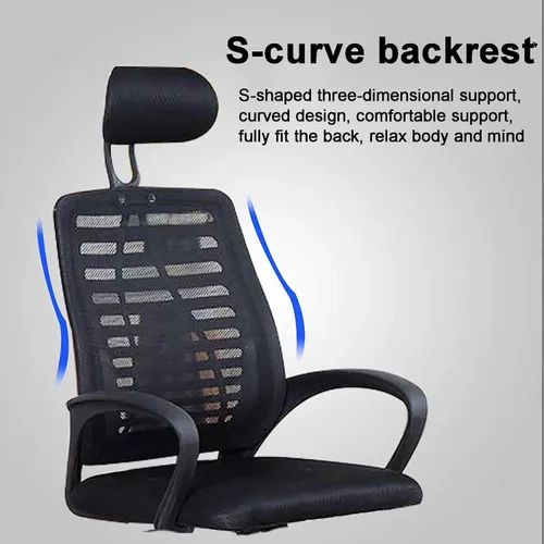 Miniatura 2 de Gaming Chair Ergonomic Computer Chair with Headrest and Lumbar Support, Ergonomic Mesh Desk Chair PC Game Chair for Home Office Study Bedroom Pink