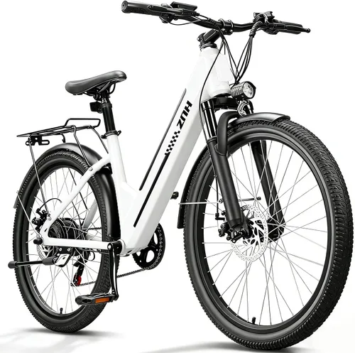 Miniatura 10 de ZNH Bicicleta eléctrica para adultos con batería extraíble de 48 V 941 Wh, hasta 90 millas, bicicleta eléctrica de 24 pulgadas/26 pulgadas, motor