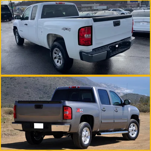 Miniatura 7 de Boine Luz trasera compatible con Chevy Silverado 1500 2500HD 3500HD 2007 2008 2009 2010 2011 2012 2013 2014 lado del conductor y pasajero, bombilla