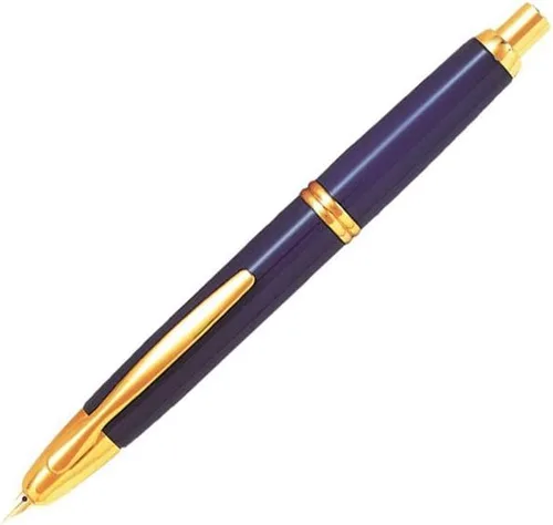 Miniatura 12 de PILOT Vanishing Point Collection - Pluma estilográfica retráctil, color azul carbonesco con detalles de rodio, tinta azul, punta fina (60149)