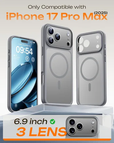 Miniatura 686 de TOCOL Funda para iPhone 11, compatible con Magsafe, protección completa de cámara, imanes integrados, protección contra caídas, funda translúcida