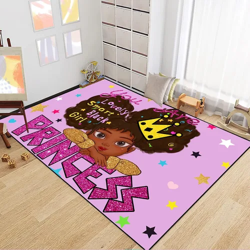 Miniatura 41 de Alfombra de gato para habitación de niñas, diseño de dibujos animados, decoración para dormitorio, bonita alfombra de área de gatos, alfombras