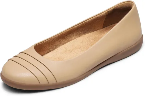 DREAM PAIRS Zapatos planos de ballet cómodos para mujer, zapatos de vestir para oficina de negocios, zapatos planos de trabajo elegantes con punta
